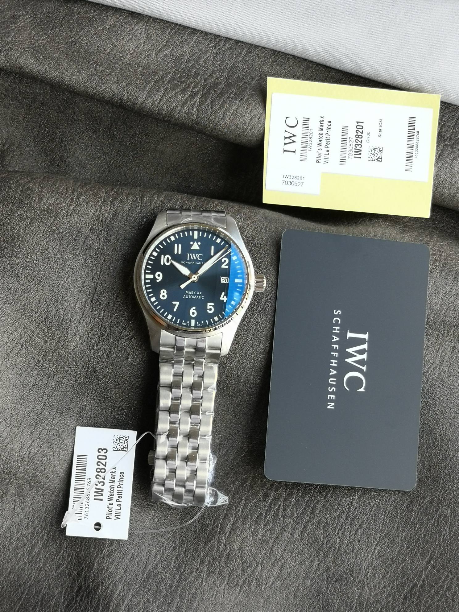 IWC Pilot Blue 2892 V7