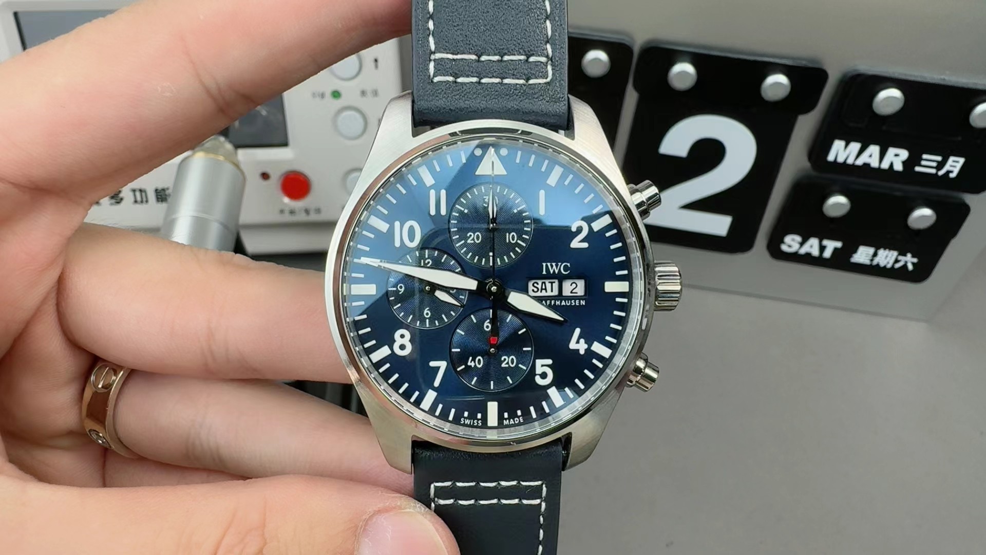IWC Pilot Blue TW