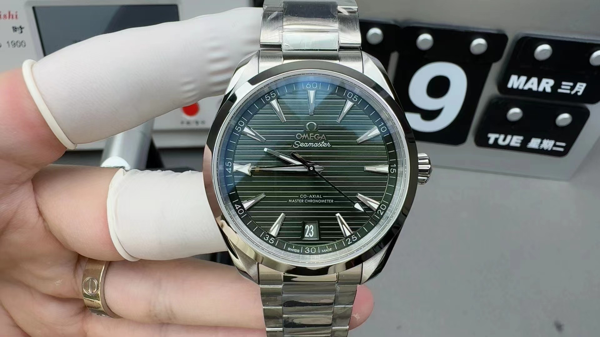 Omega Seamaster Green VS