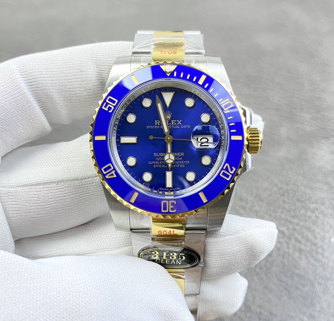 Rolex Submariner Blue 3135 40mm
