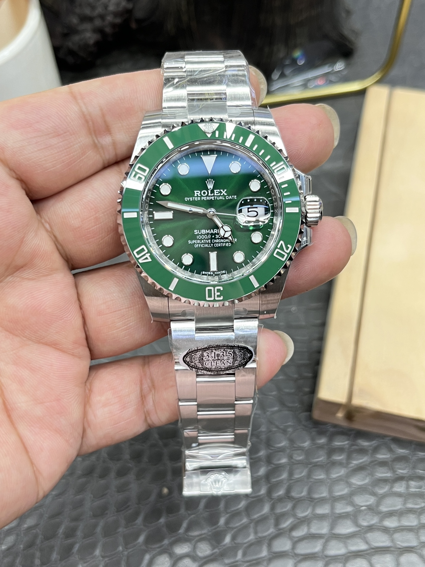 Rolex Submariner Green 3135 40mm
