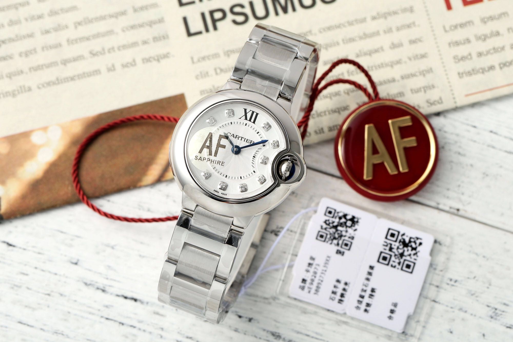 Cartier Ballon Bleu Blue 28mm AF