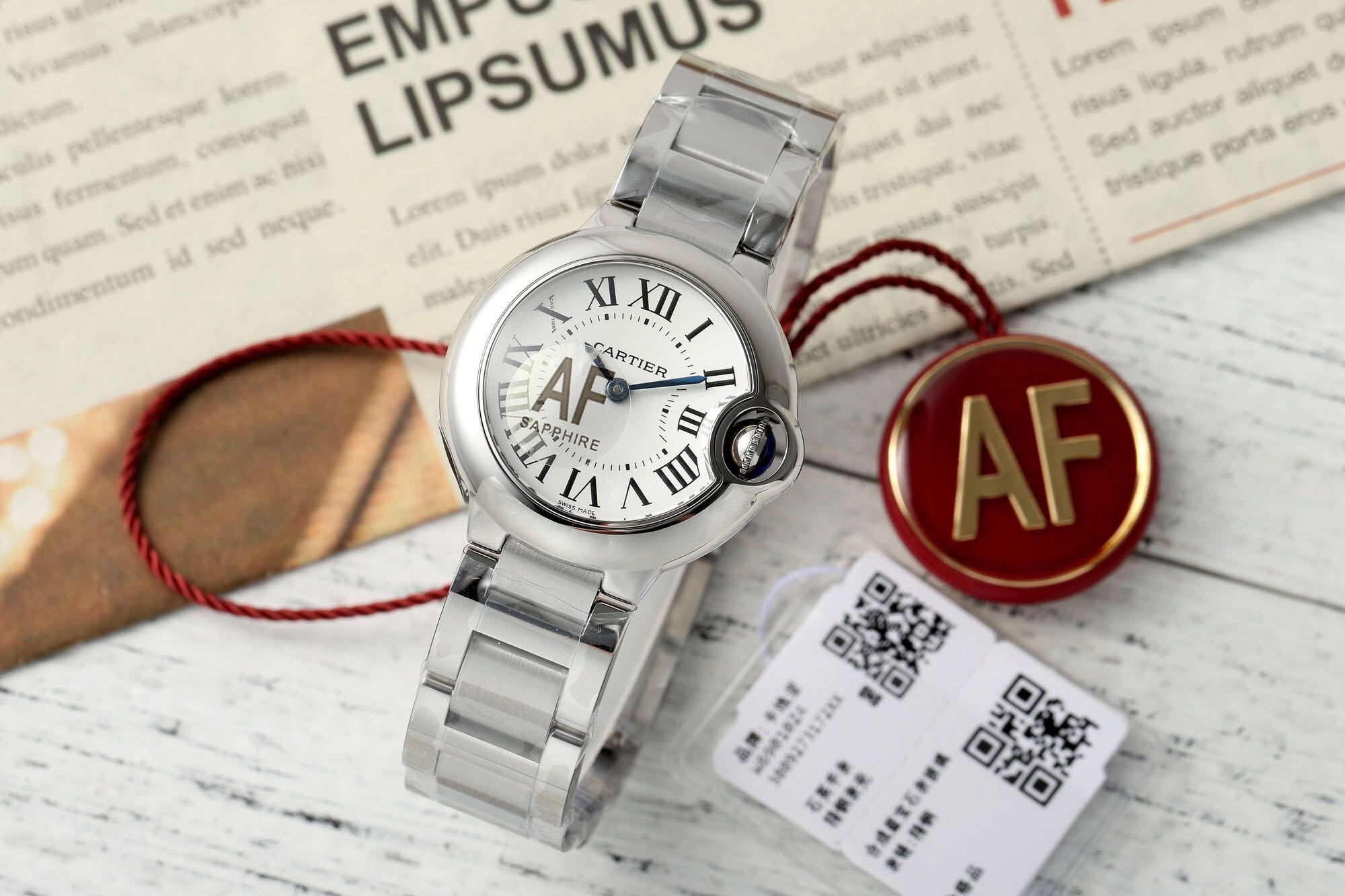 Cartier Ballon Bleu Blue 28mm AF