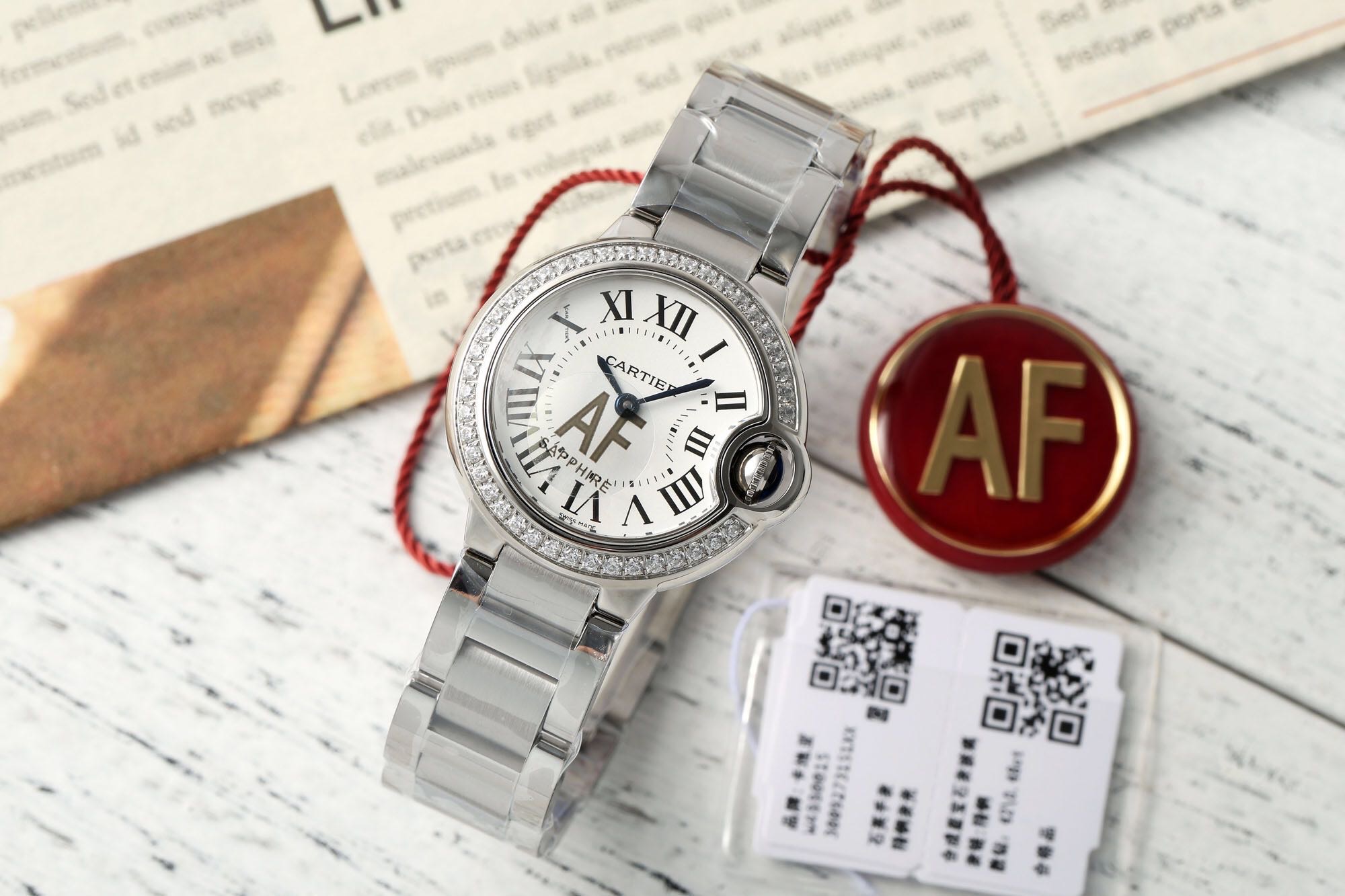 Cartier Ballon Bleu Blue 28mm AF