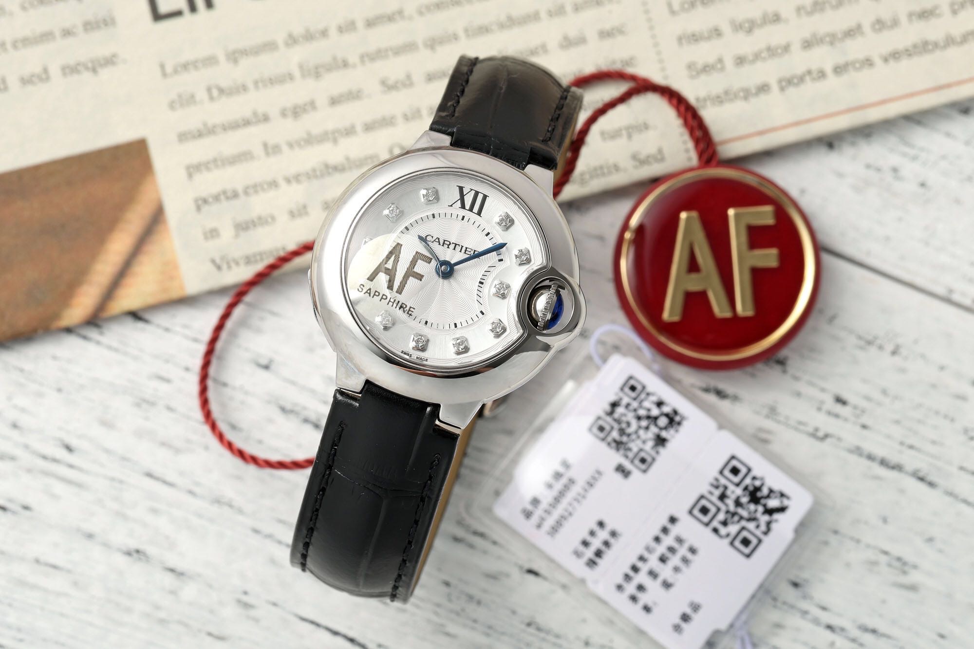Cartier Ballon Bleu Blue 28mm AF