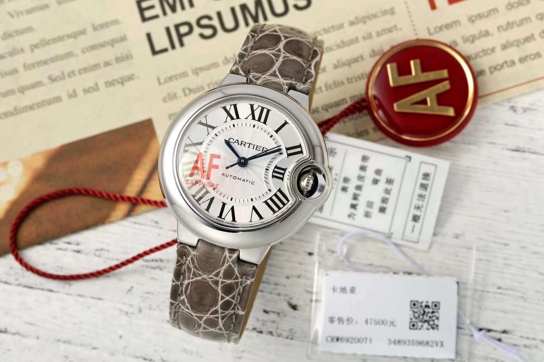 Cartier Ballon Bleu Blue 33mm AF