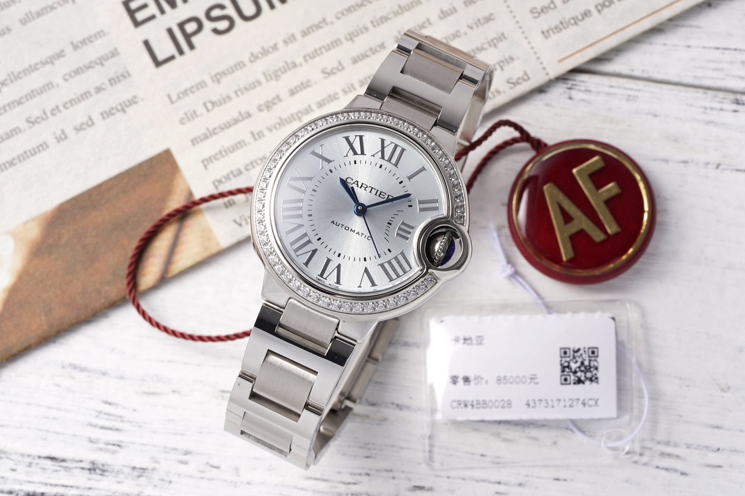 Cartier Ballon Bleu Blue 33mm AF