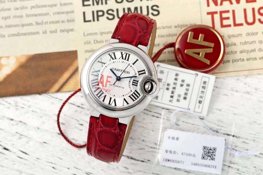 Cartier Ballon Bleu Blue 33mm AF