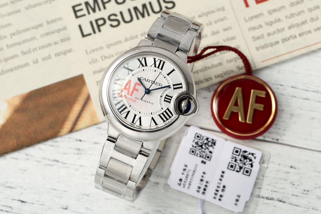 Cartier Ballon Bleu Blue 33mm AF