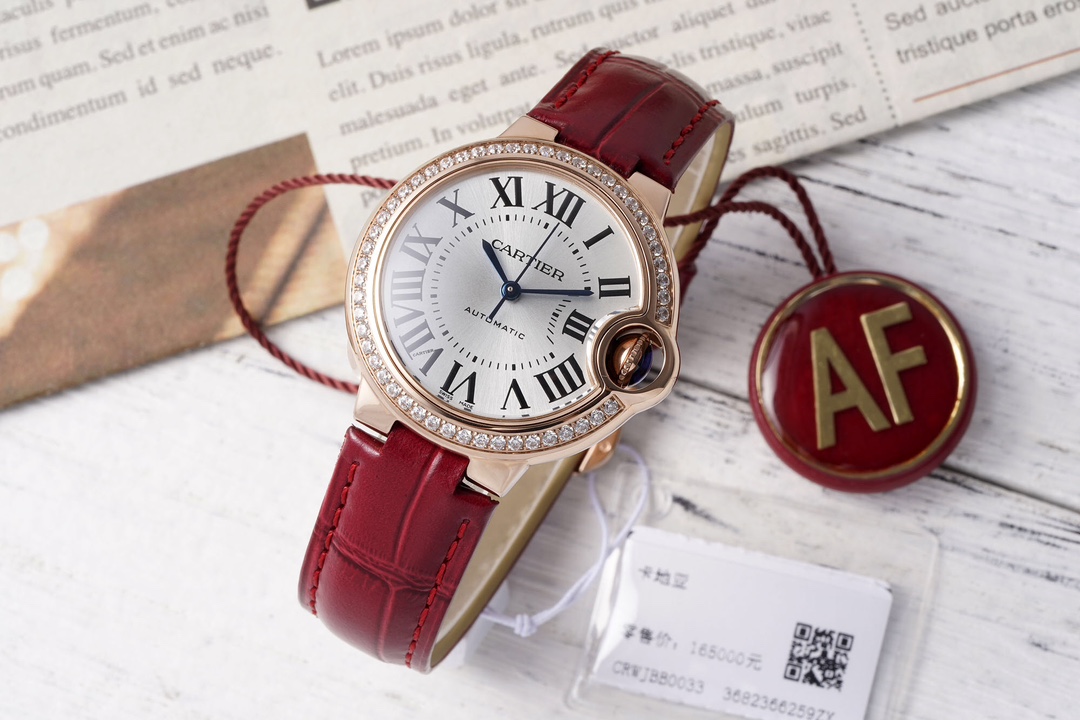 Cartier Ballon Bleu Blue 33mm AF