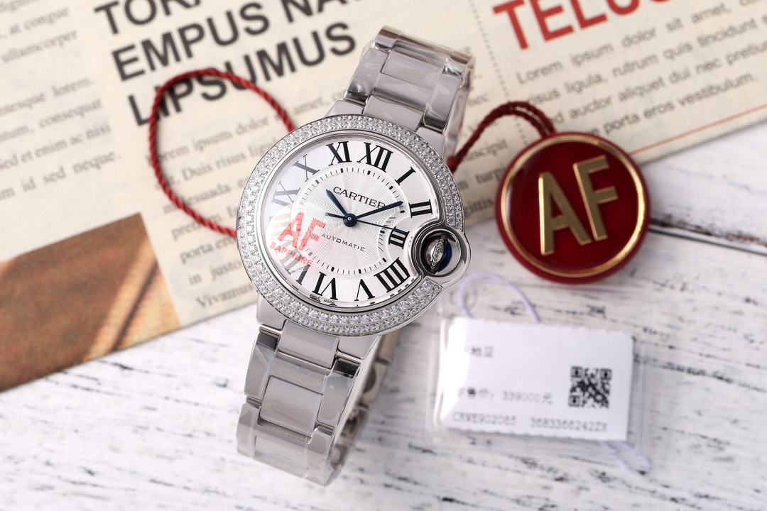 Cartier Ballon Bleu Blue 33mm AF