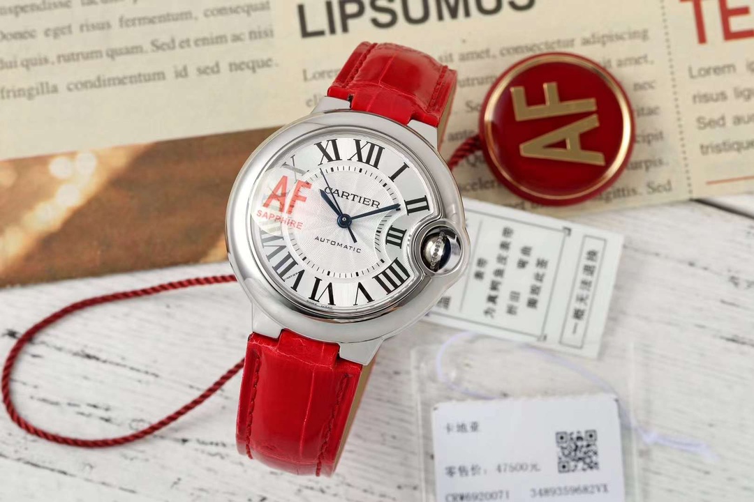 Cartier Ballon Bleu Blue 33mm AF