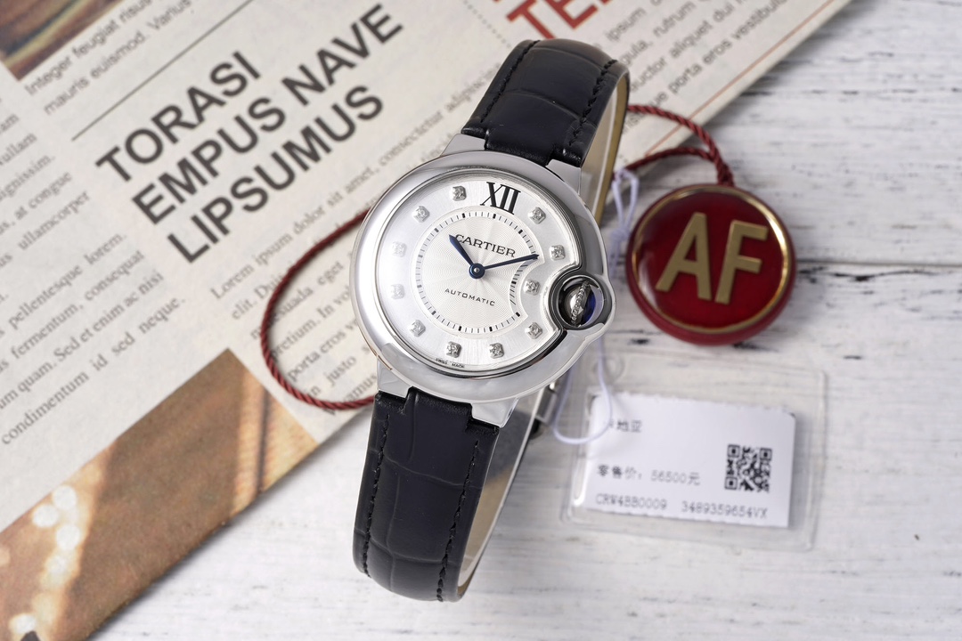 Cartier Ballon Bleu Blue 33mm AF