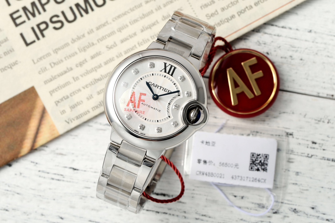 Cartier Ballon Bleu Blue 33mm AF