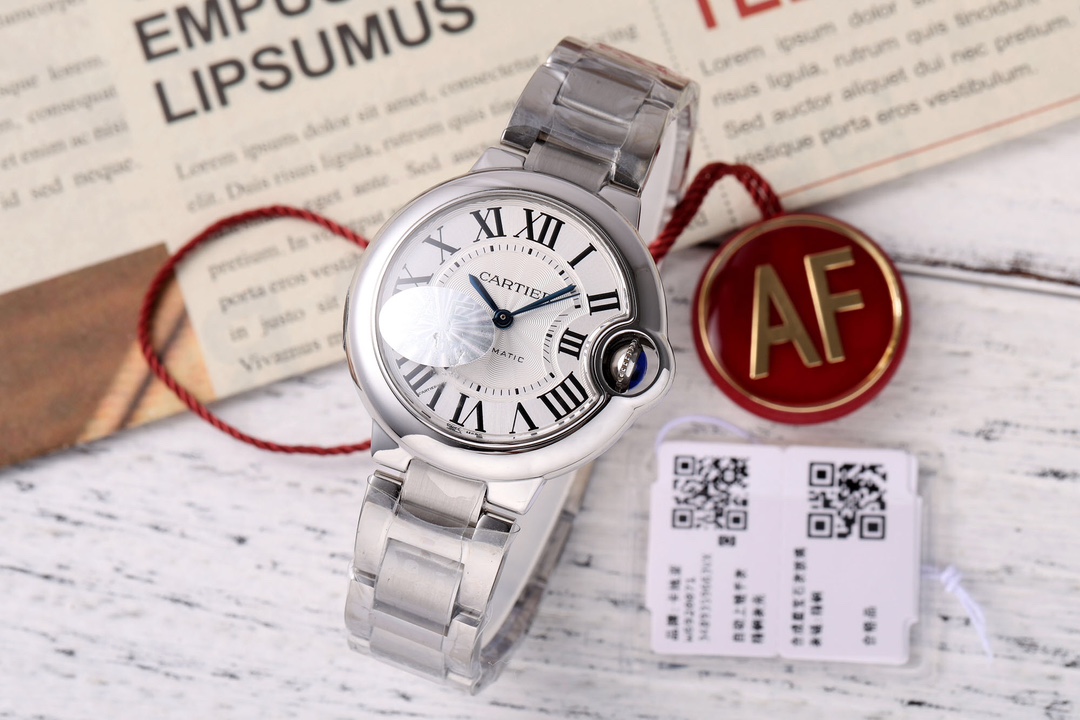 Cartier Ballon Bleu Blue 33mm AF