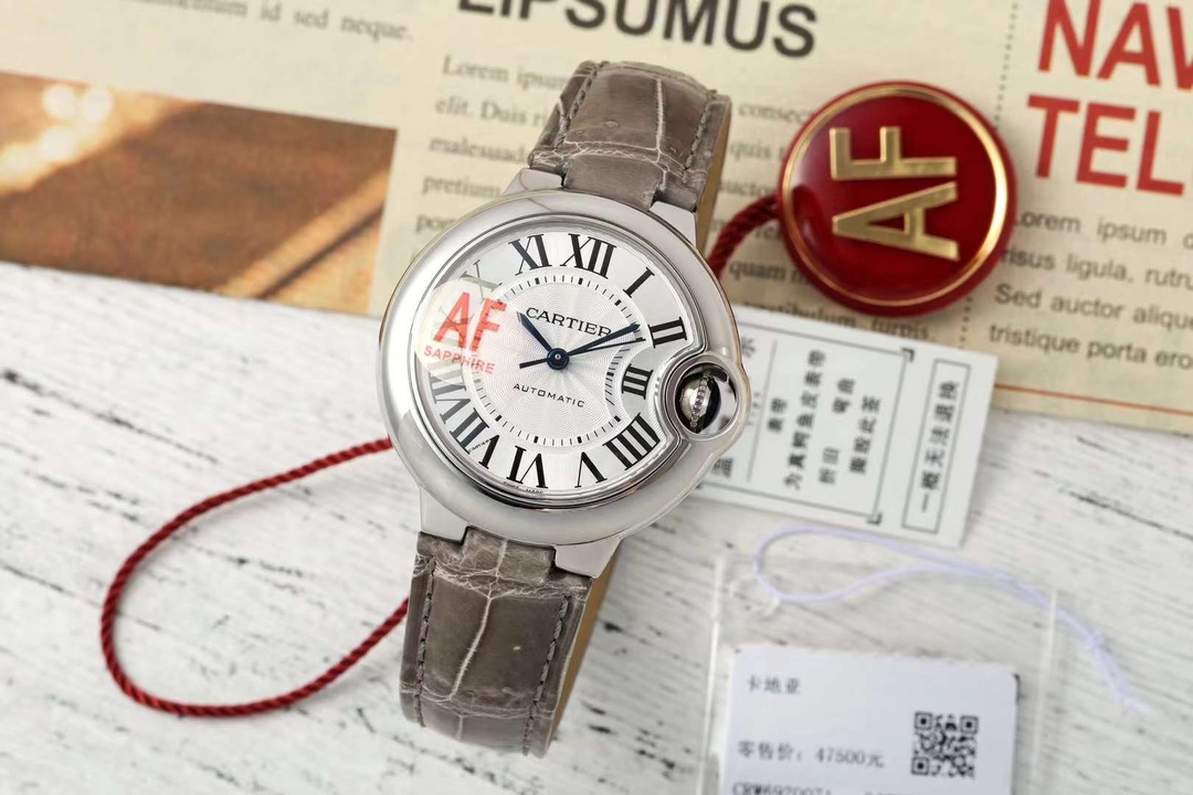 Cartier Ballon Bleu Blue 33mm AF