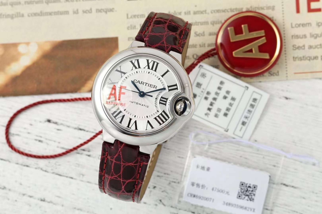 Cartier Ballon Bleu Blue 33mm AF