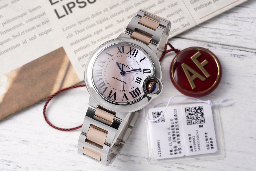Cartier Ballon Bleu Blue 33mm AF