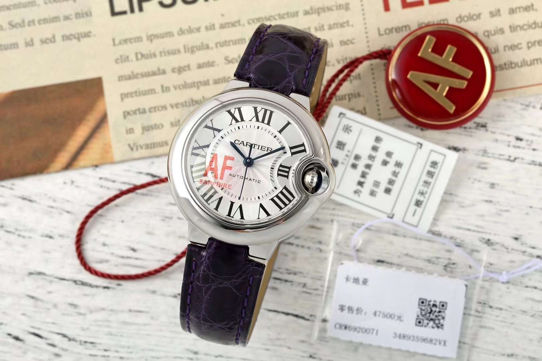 Cartier Ballon Bleu Blue 33mm AF