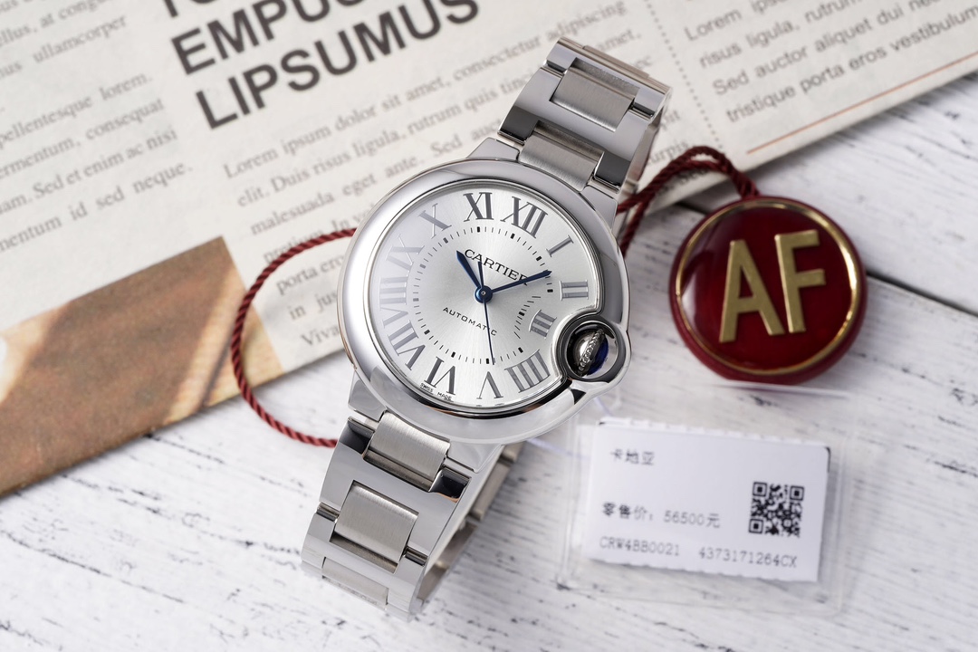 Cartier Ballon Bleu Blue 33mm AF