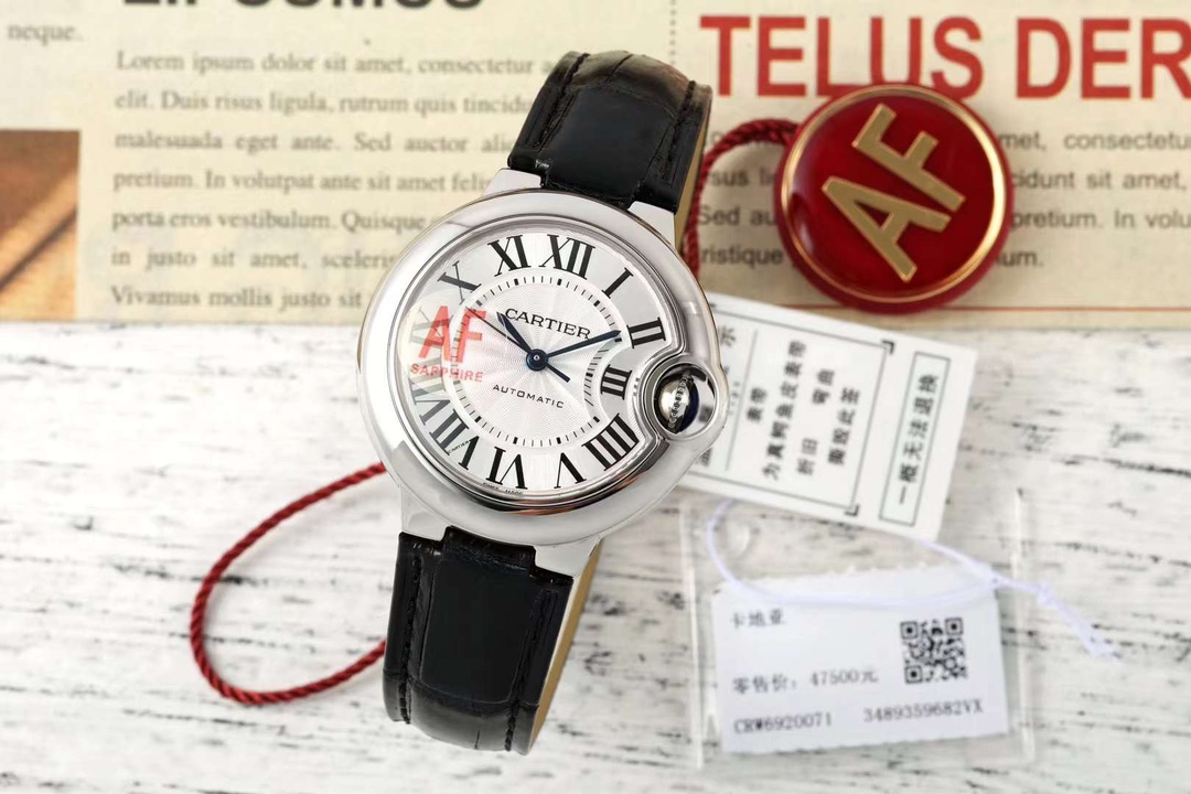 Cartier Ballon Bleu Blue 33mm AF