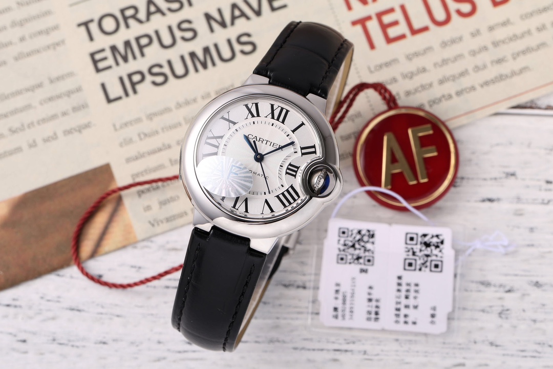 Cartier Ballon Bleu Blue 33mm AF