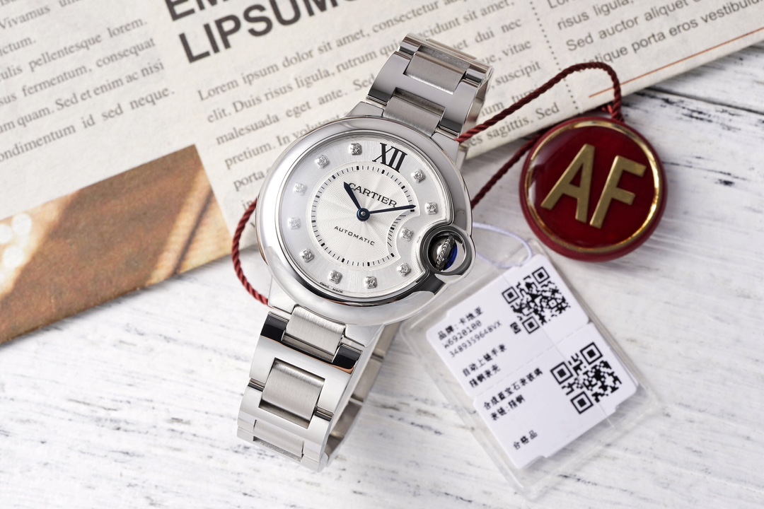 Cartier Ballon Bleu Blue 33mm AF