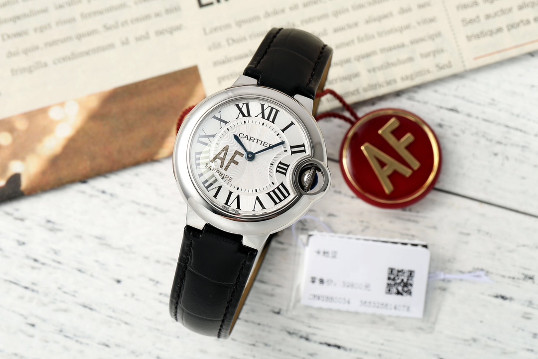 Cartier Ballon Bleu Blue 33mm AF
