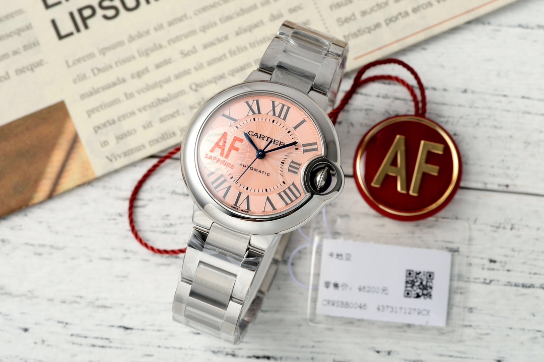 Cartier Ballon Bleu Blue 33mm AF