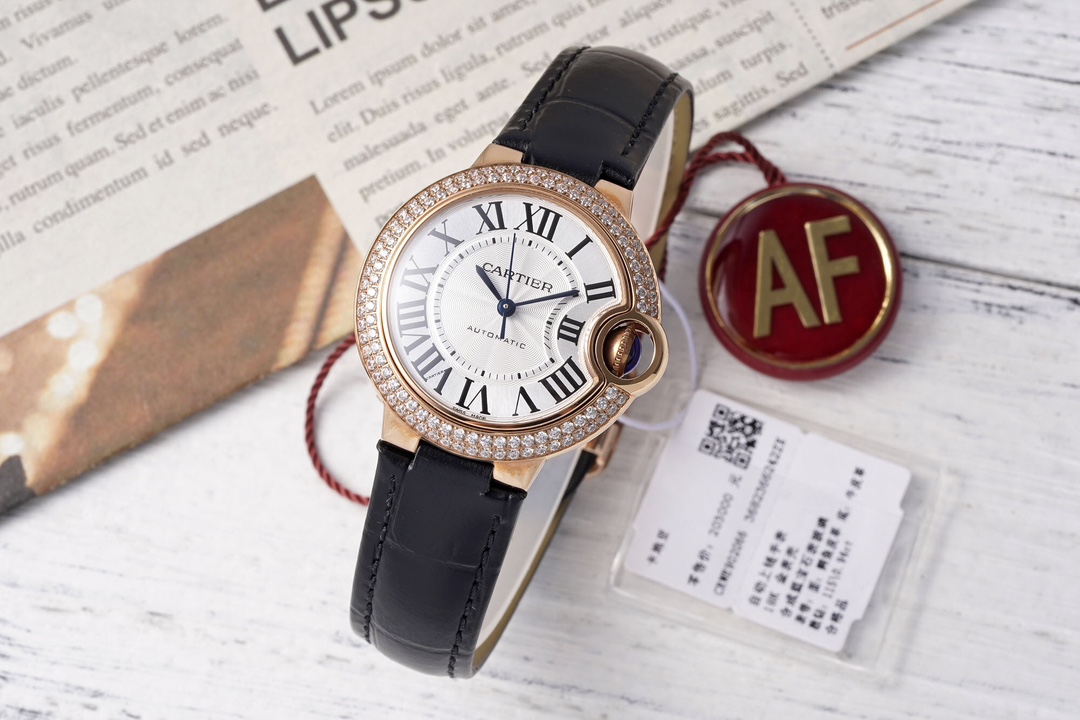 Cartier Ballon Bleu Blue 33mm AF