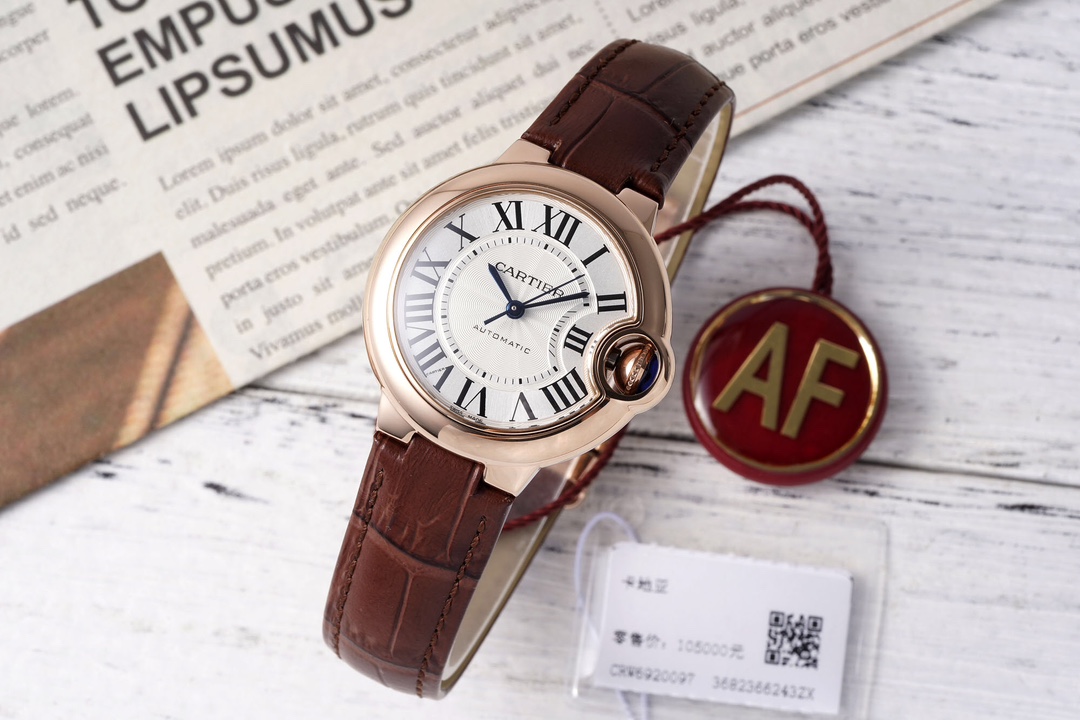 Cartier Ballon Bleu Blue 33mm AF