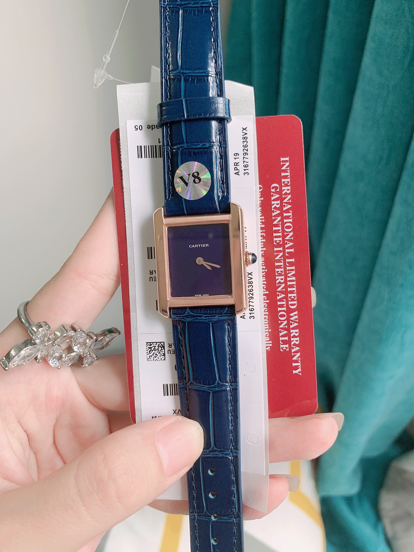 Cartier Tank Blue 2021 24mm