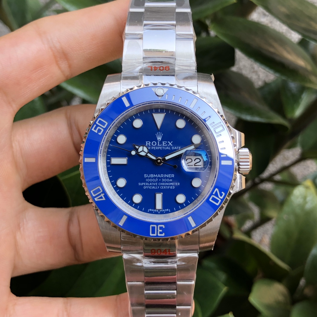Rolex Submariner Blue 2836 13mm