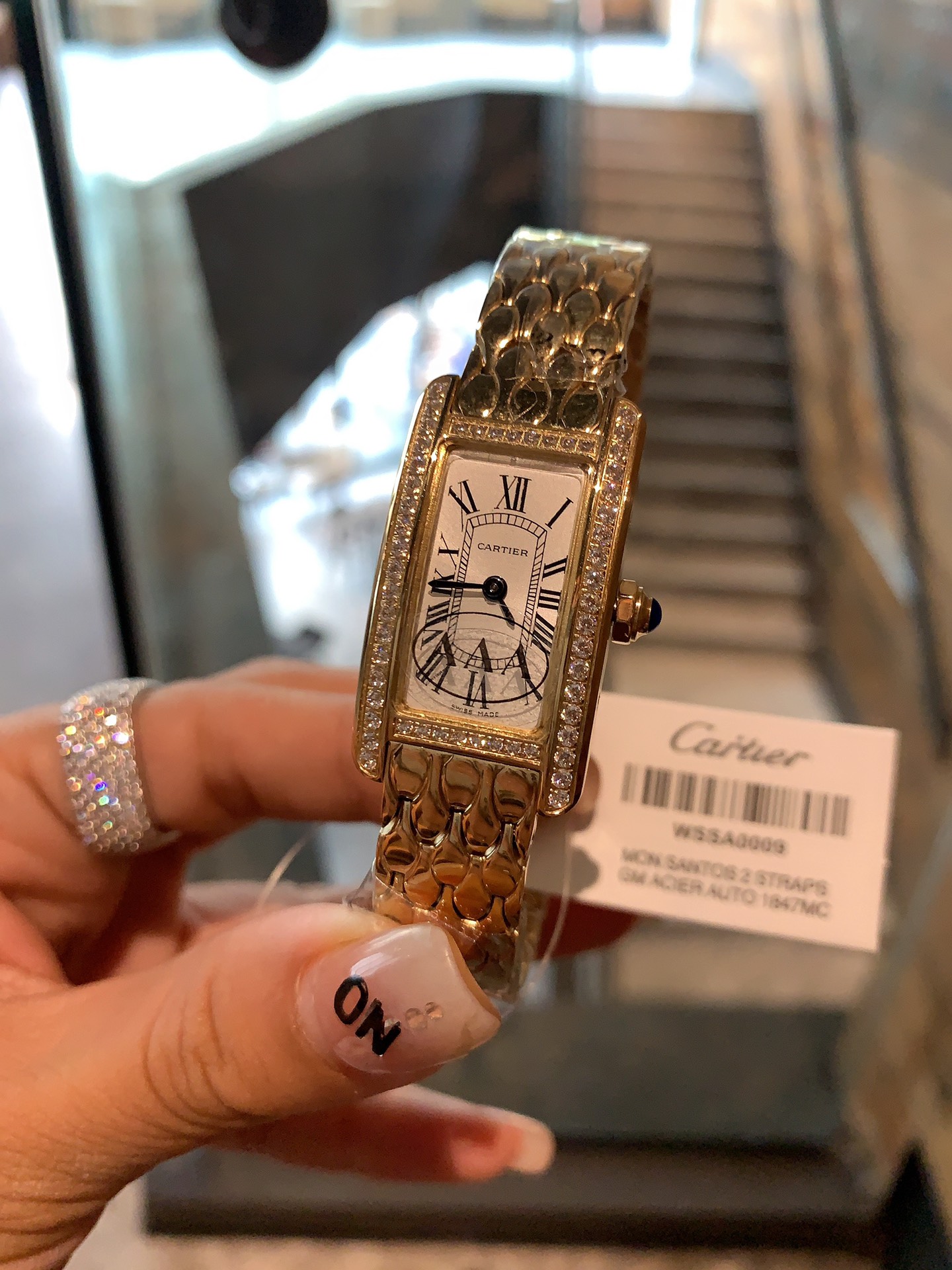 Cartier Tank Blue 20mm
