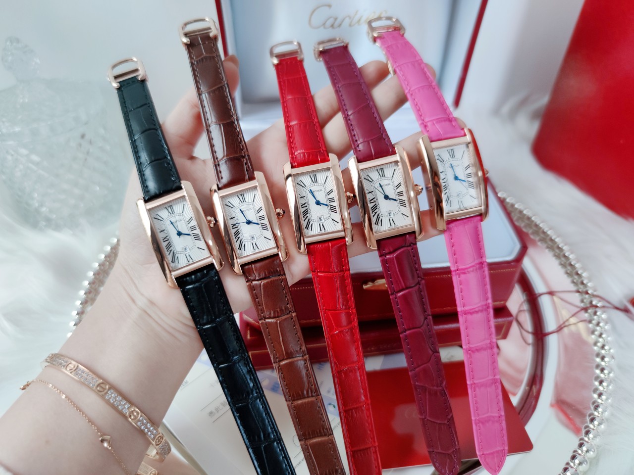 Cartier Tank Blue 22.6mm