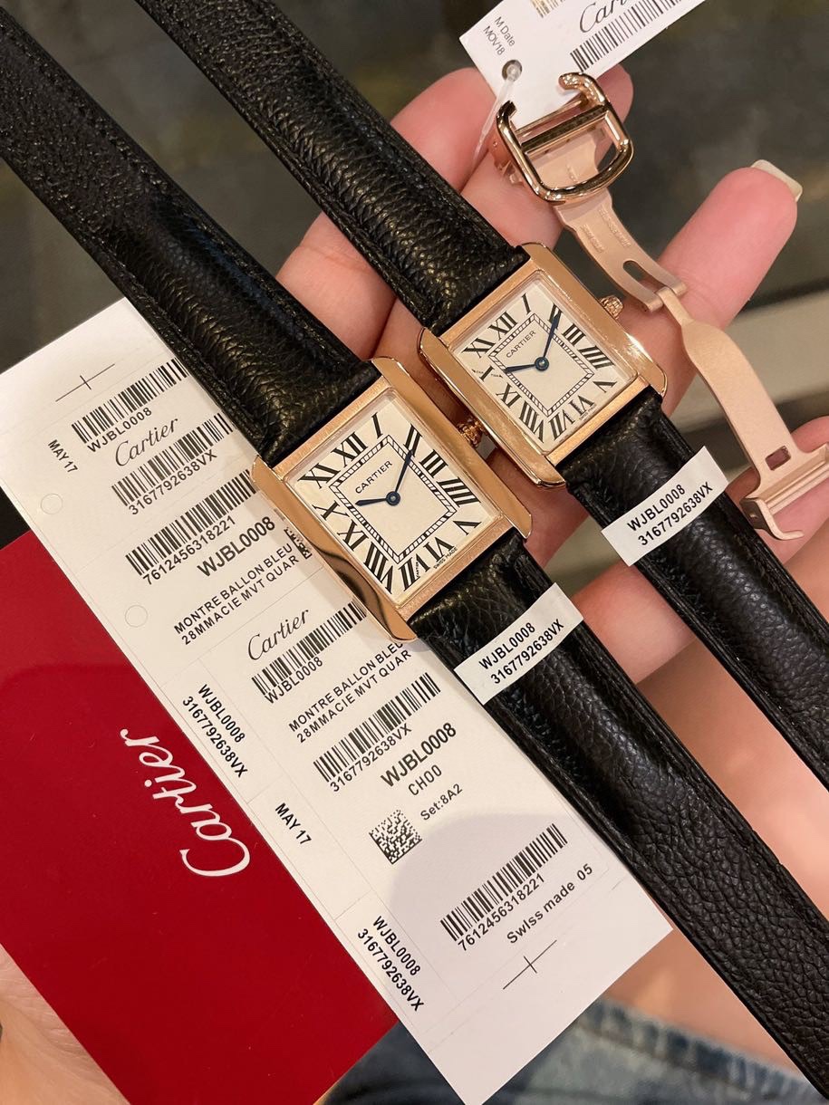 Cartier Tank Blue 27mm