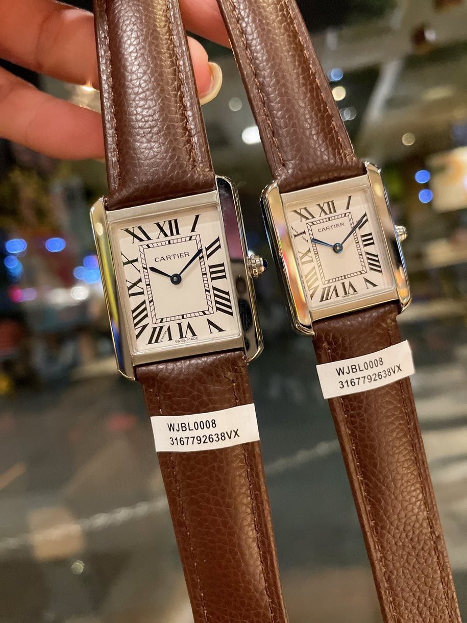 Cartier Tank Blue 27mm