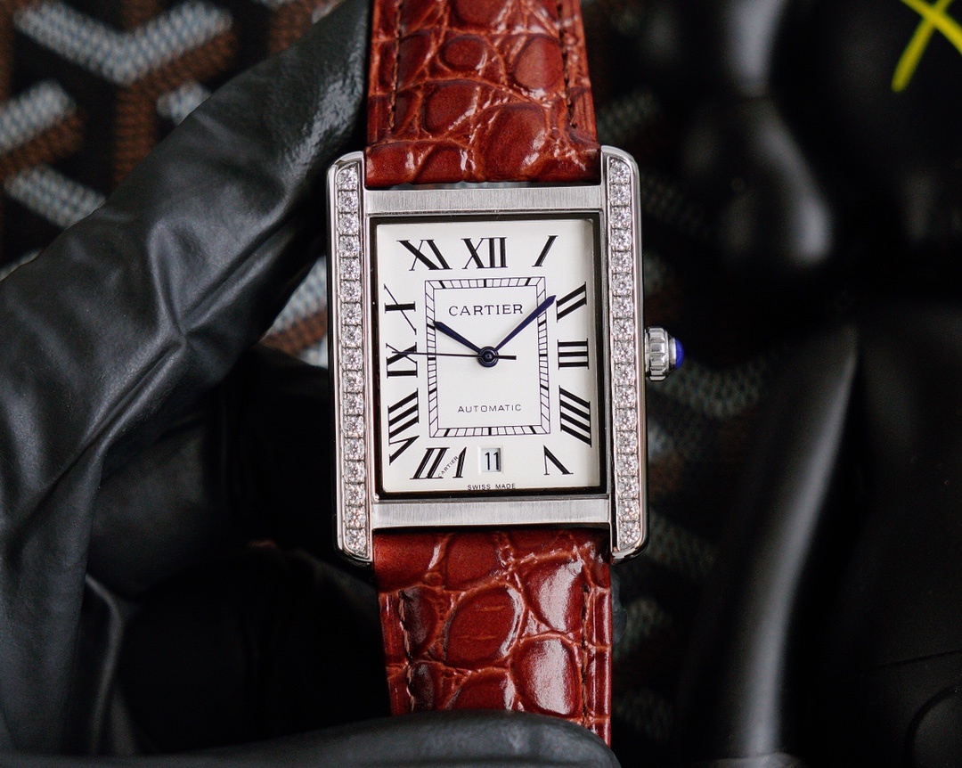 Cartier Tank Blue 8215 11mm