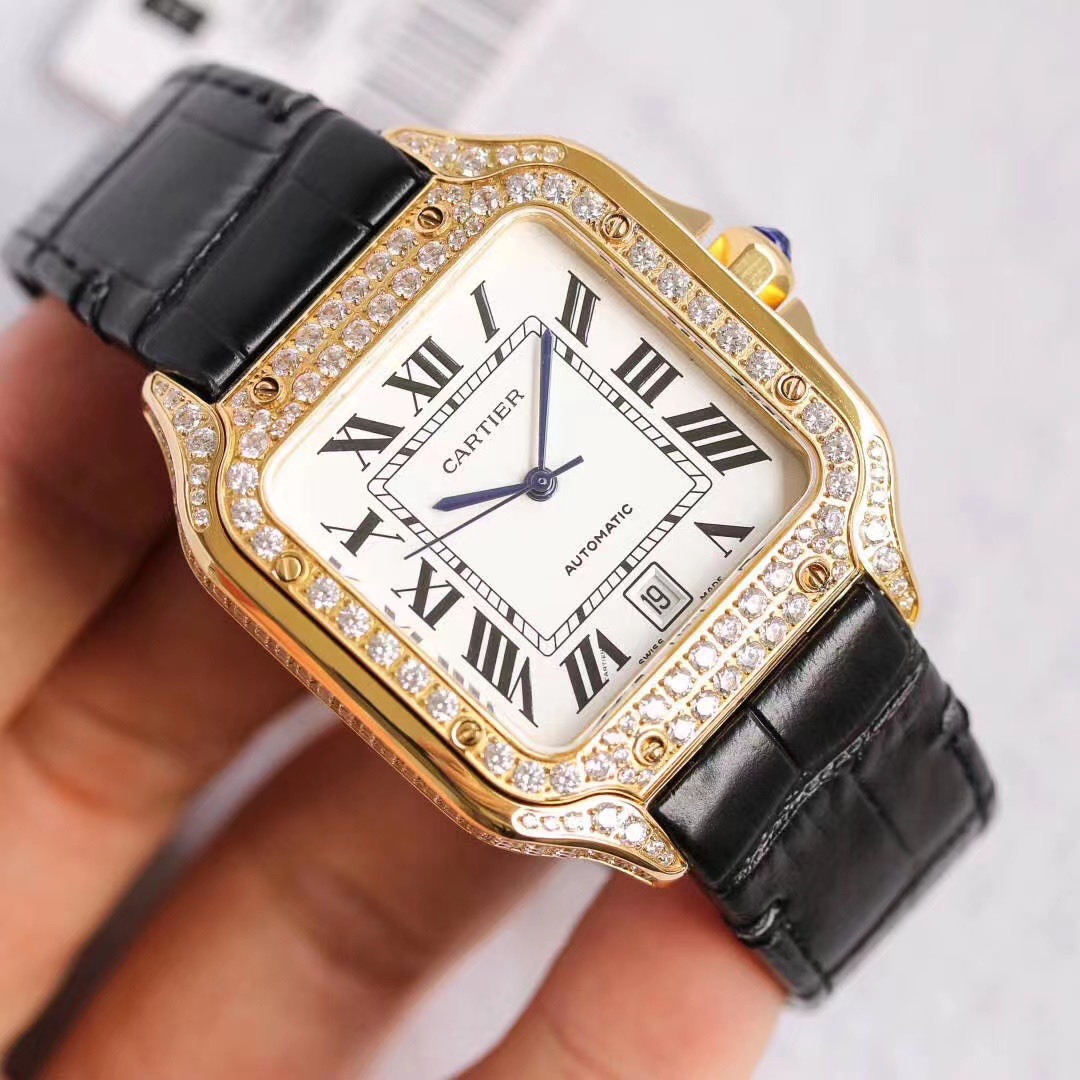 Cartier Santos Blue 11mm