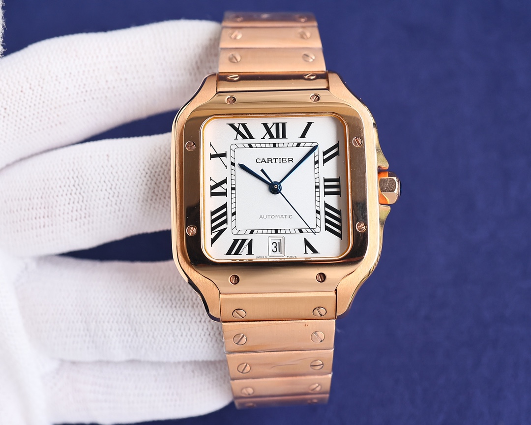 Cartier Santos Blue 2022 AF