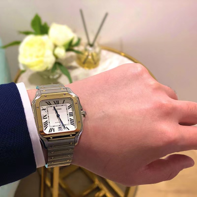 Cartier Santos Blue 2022 AF