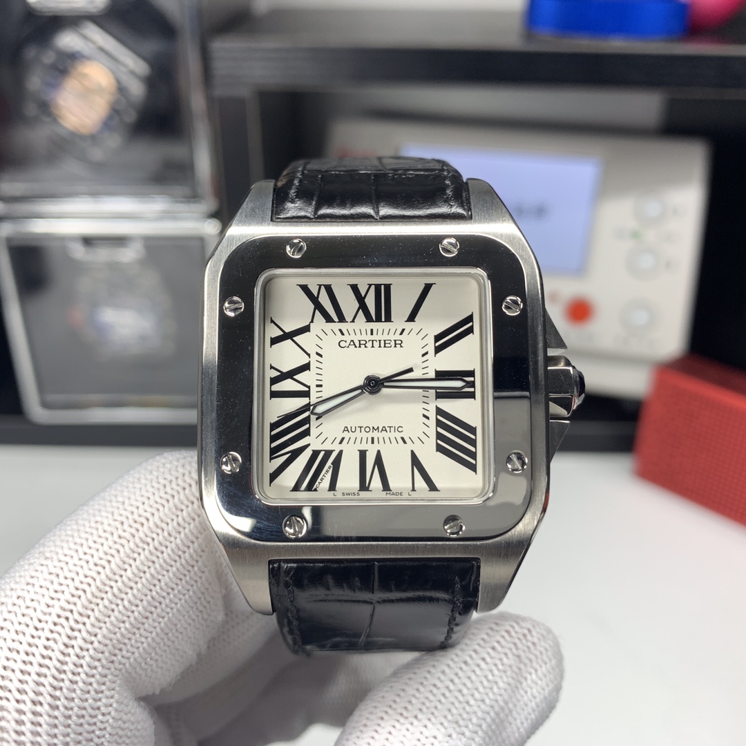 Cartier Santos Blue 41.3mm