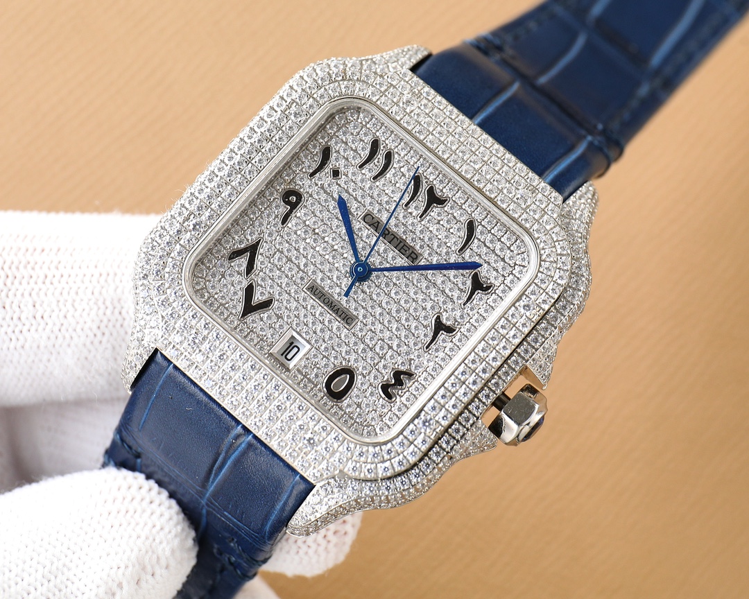 Cartier Santos Blue 8215 40mm
