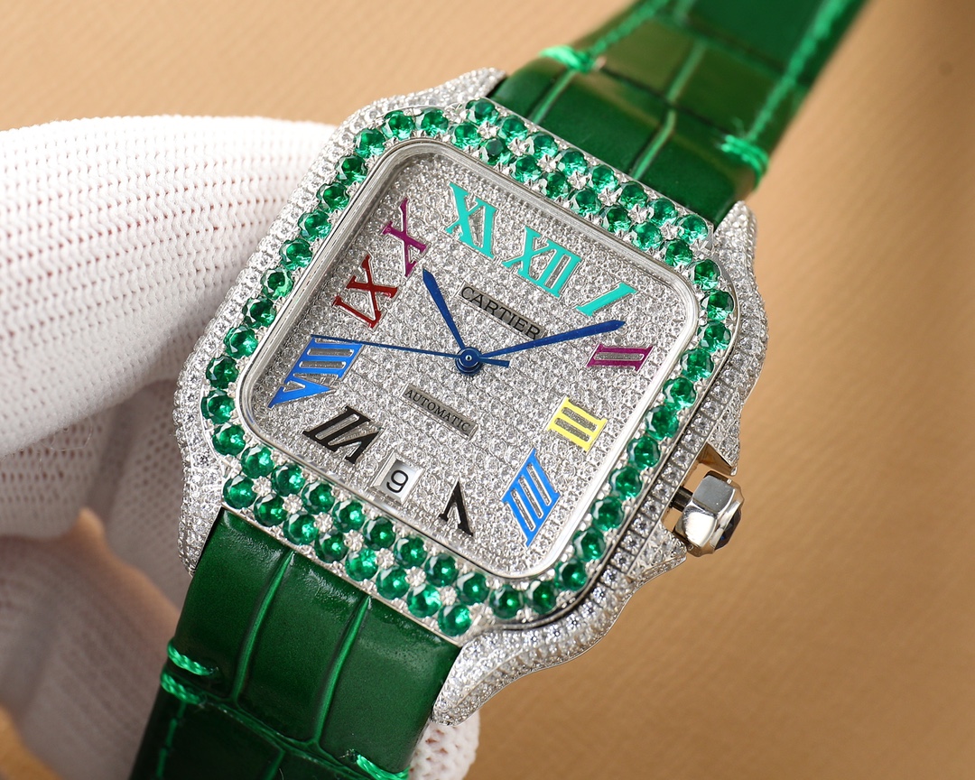 Cartier Santos Blue 8215 40mm