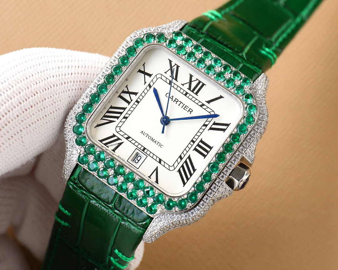 Cartier Santos Blue 8215 40mm