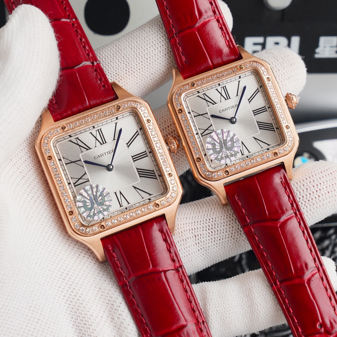 Cartier Santos Blue 9015 49mm
