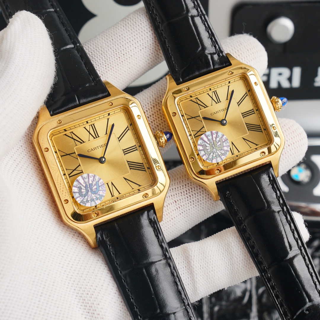 Cartier Santos Blue 9015 49mm