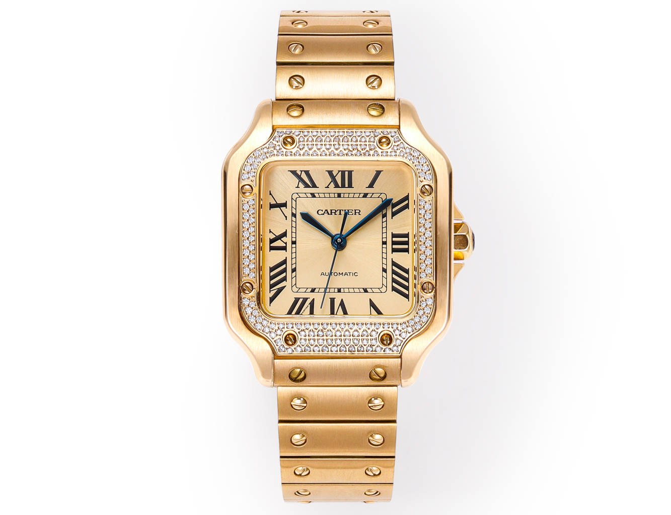 Cartier Santos Blue 9015 AF