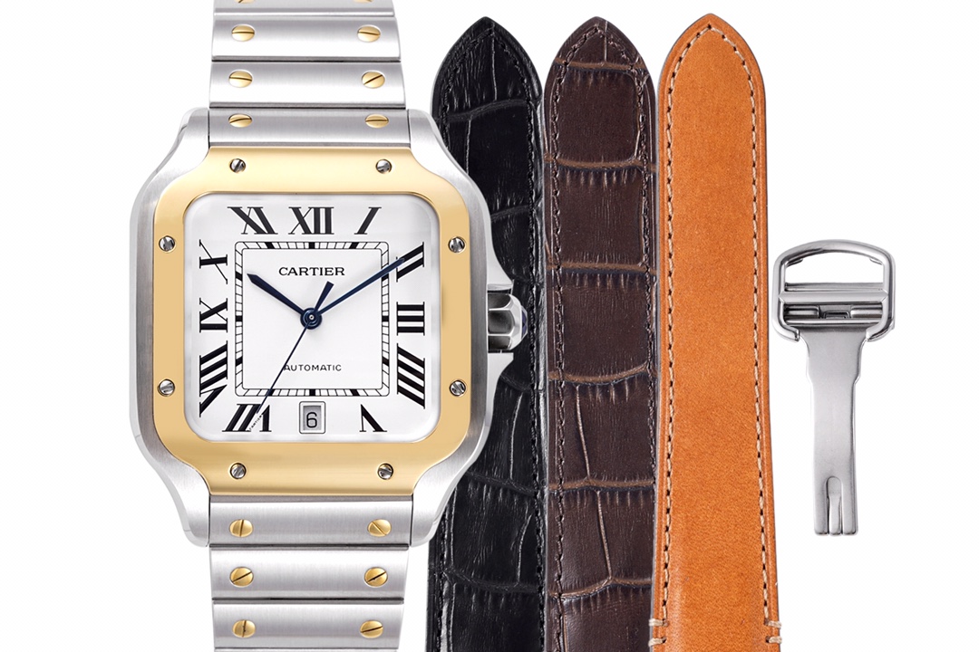 Cartier Santos Blue 9019 38mm