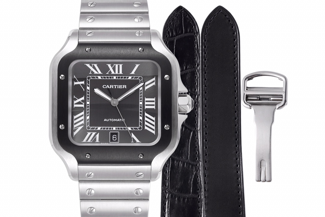 Cartier Santos Blue 9019 38mm